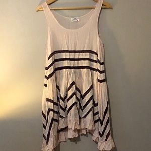 Intimately free people blush maroon trapeze slip